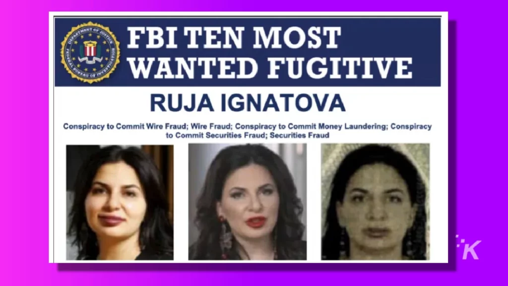 ruja ignatova fbi most wanted list