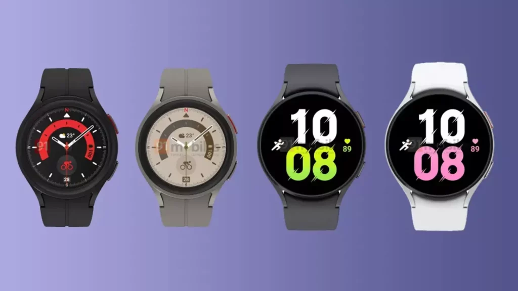 galaxy watch 5 renders