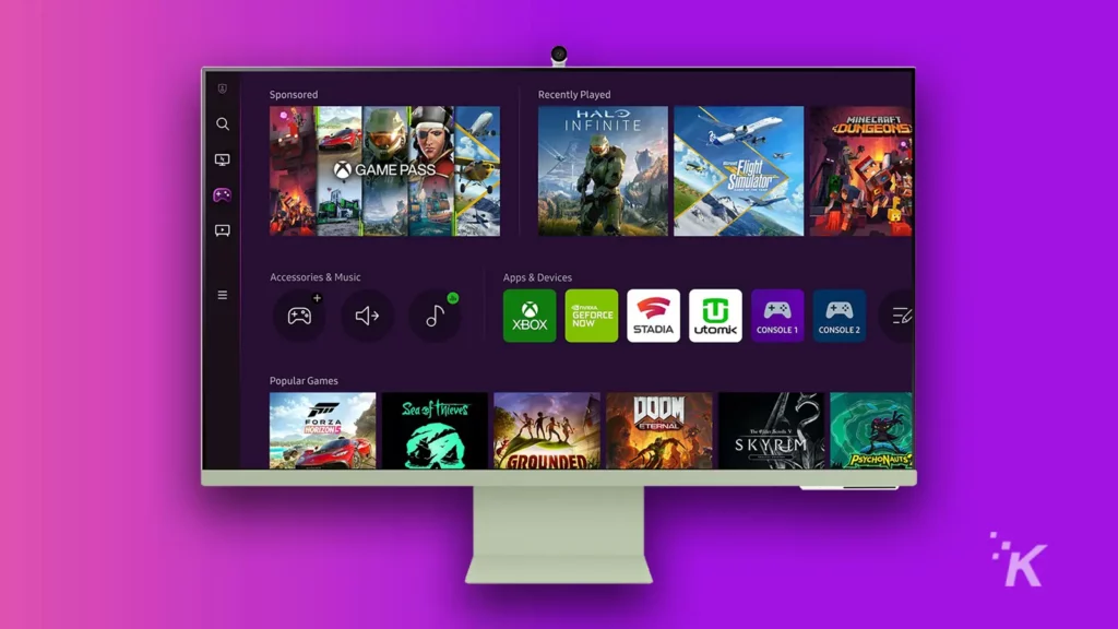 samsung game streaming on monitor