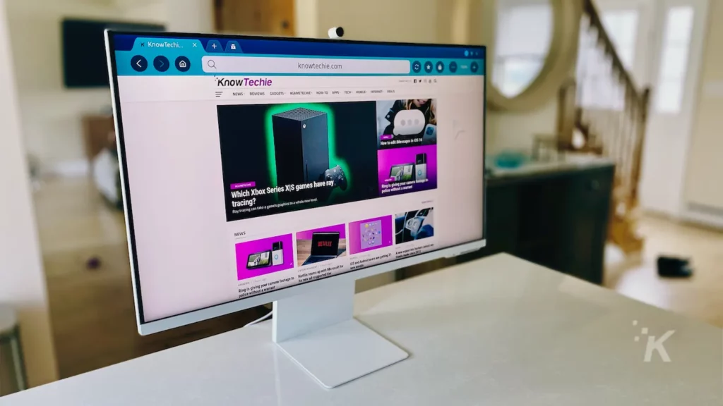 Samsung m8 smart monitor knowtechie homepage