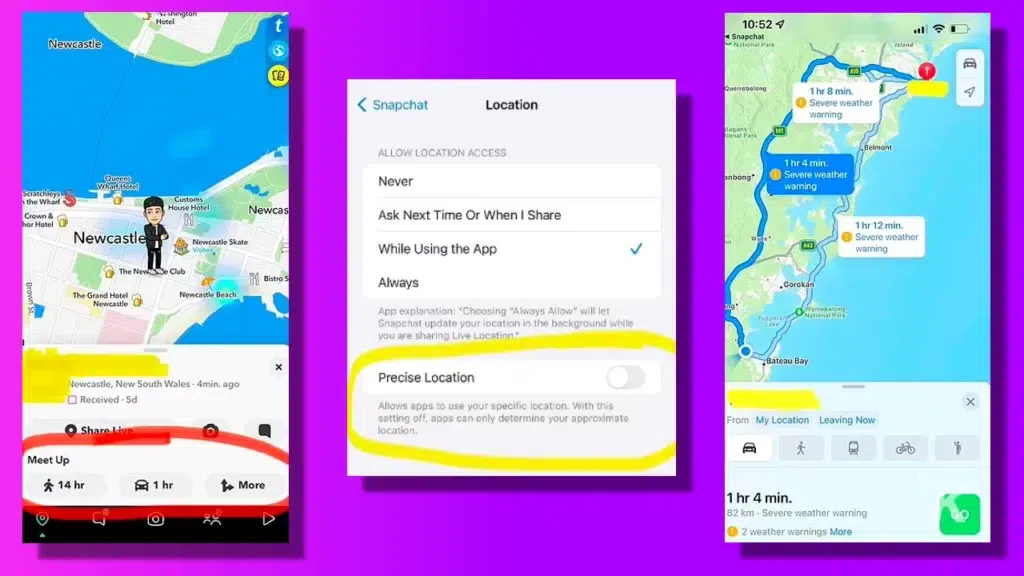 snapchat snap maps update precise location