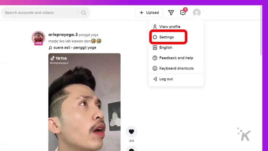 tiktok private how-to on desktop