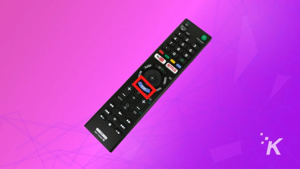 sony smart tv remote image