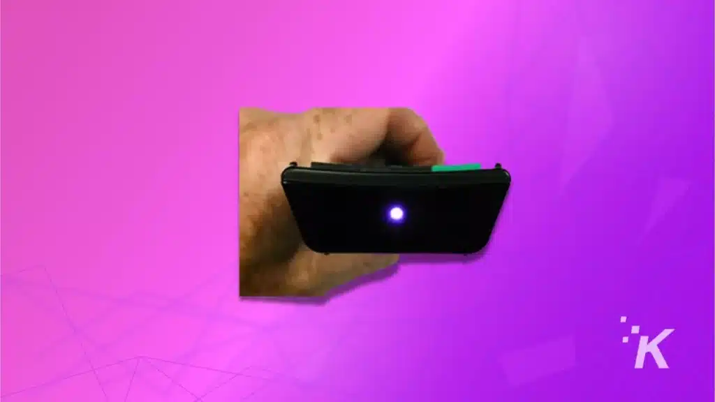 mobile screen showing tv remote infrared sensor image