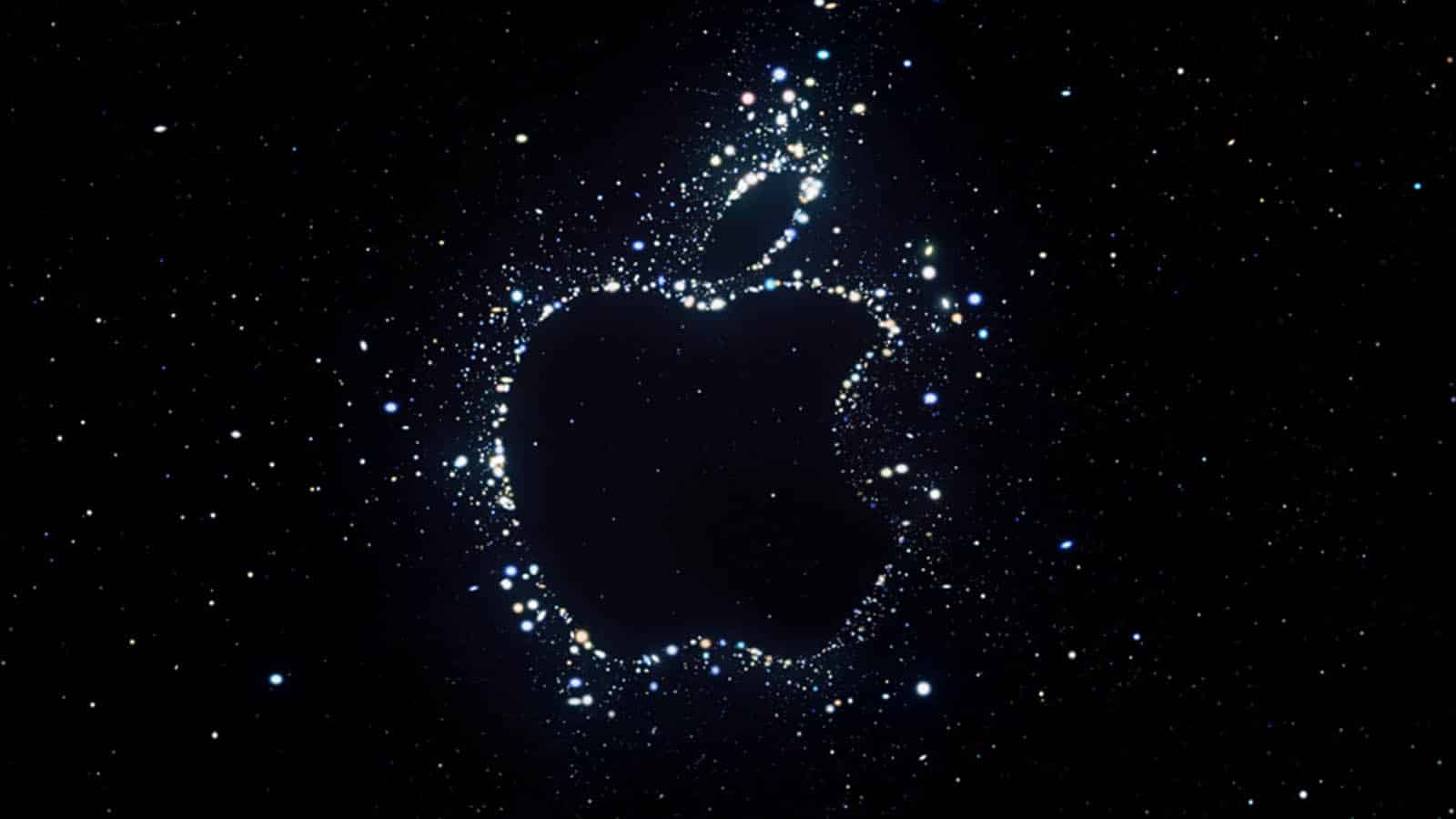 Apple event logo in the stars