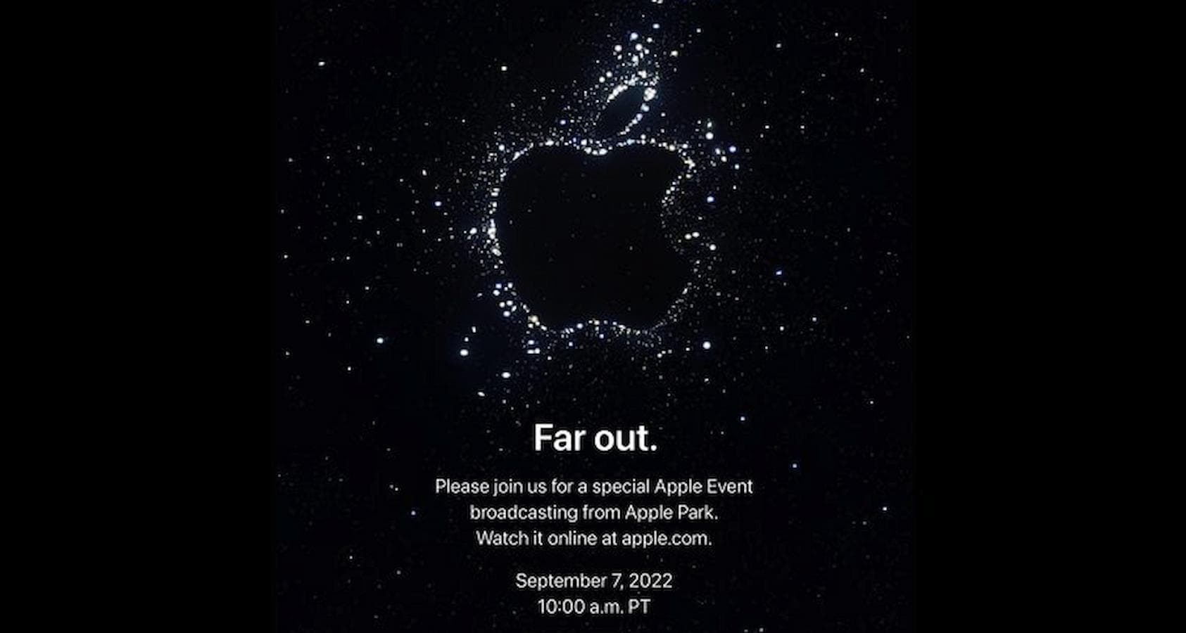 apple media invatiation to its sept 7 far out iphone 14 event