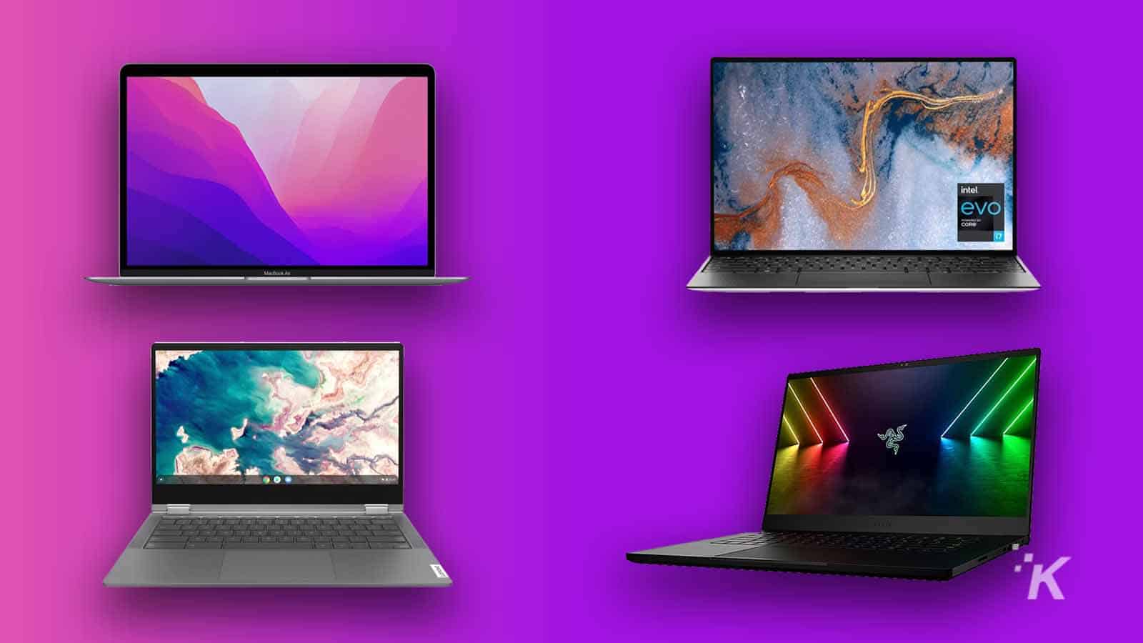 different laptop versions for back to school students