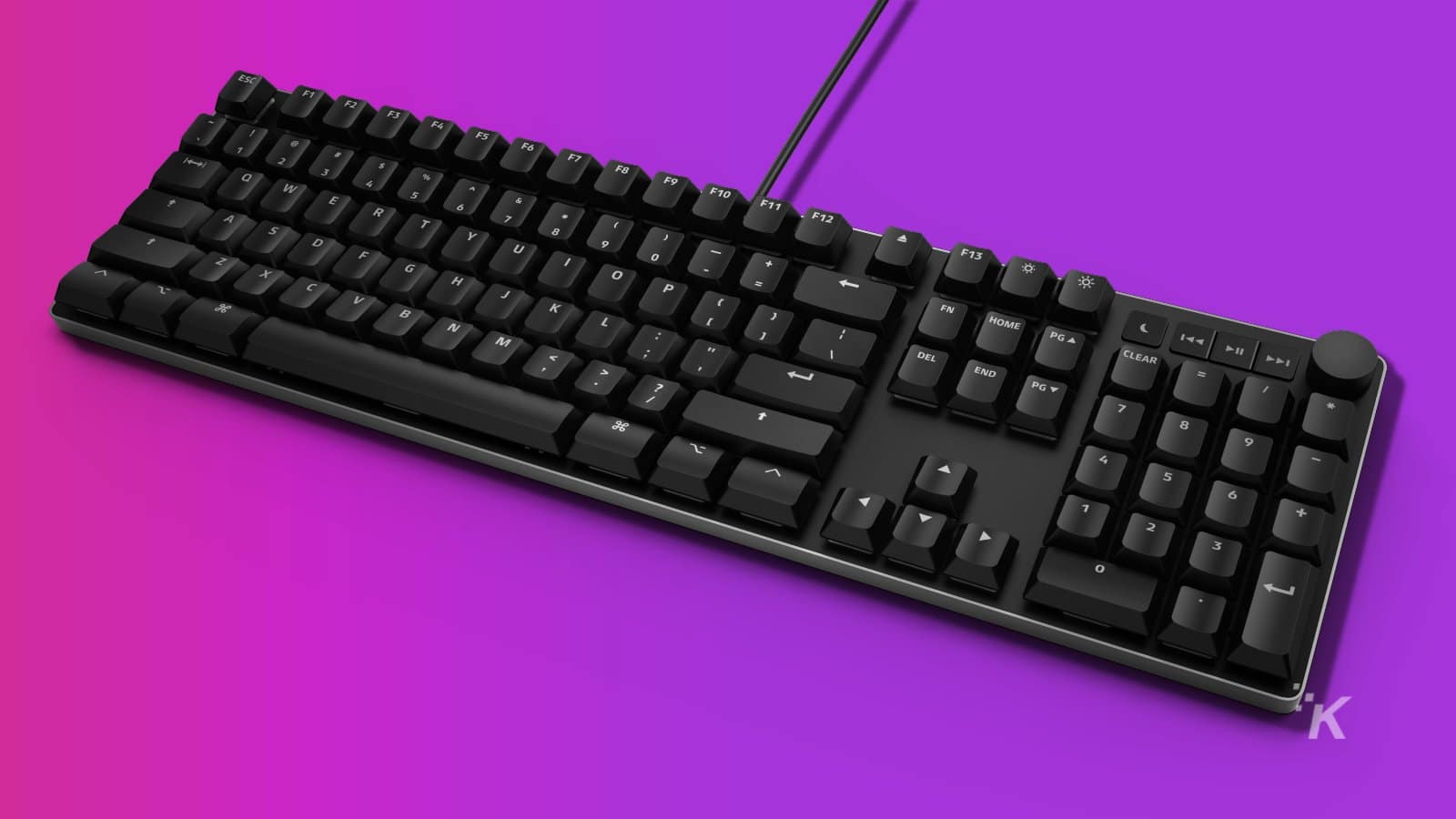 sleek mechanical keyboard