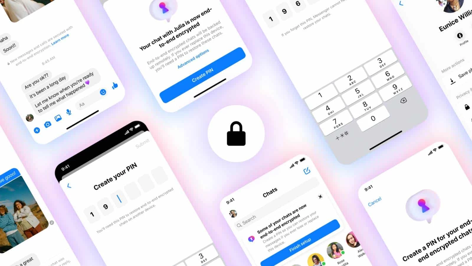 e2e encryption messenger august 2022