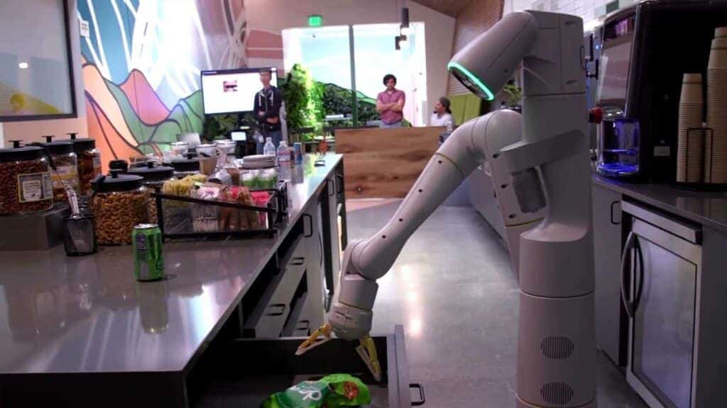 google robot getting snacks