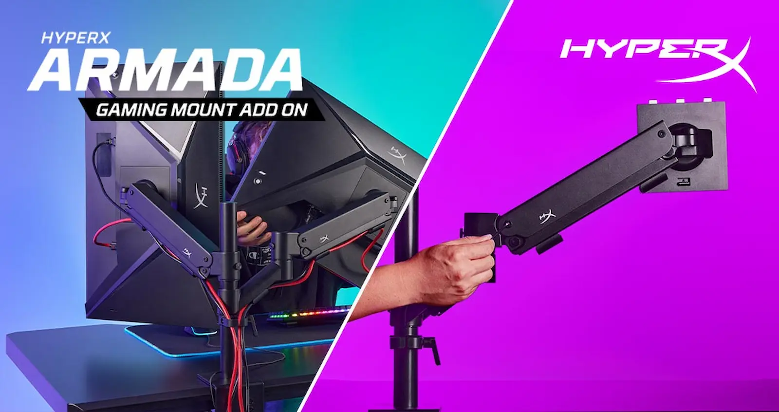 hyperx armada gaming monitor mount