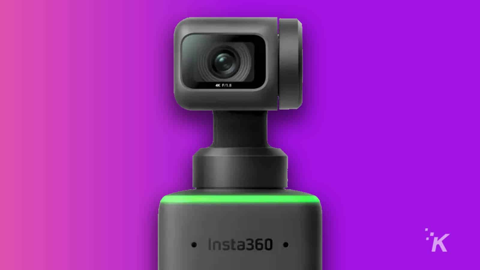 New Insta360 Link webcam face AI follow uses to your