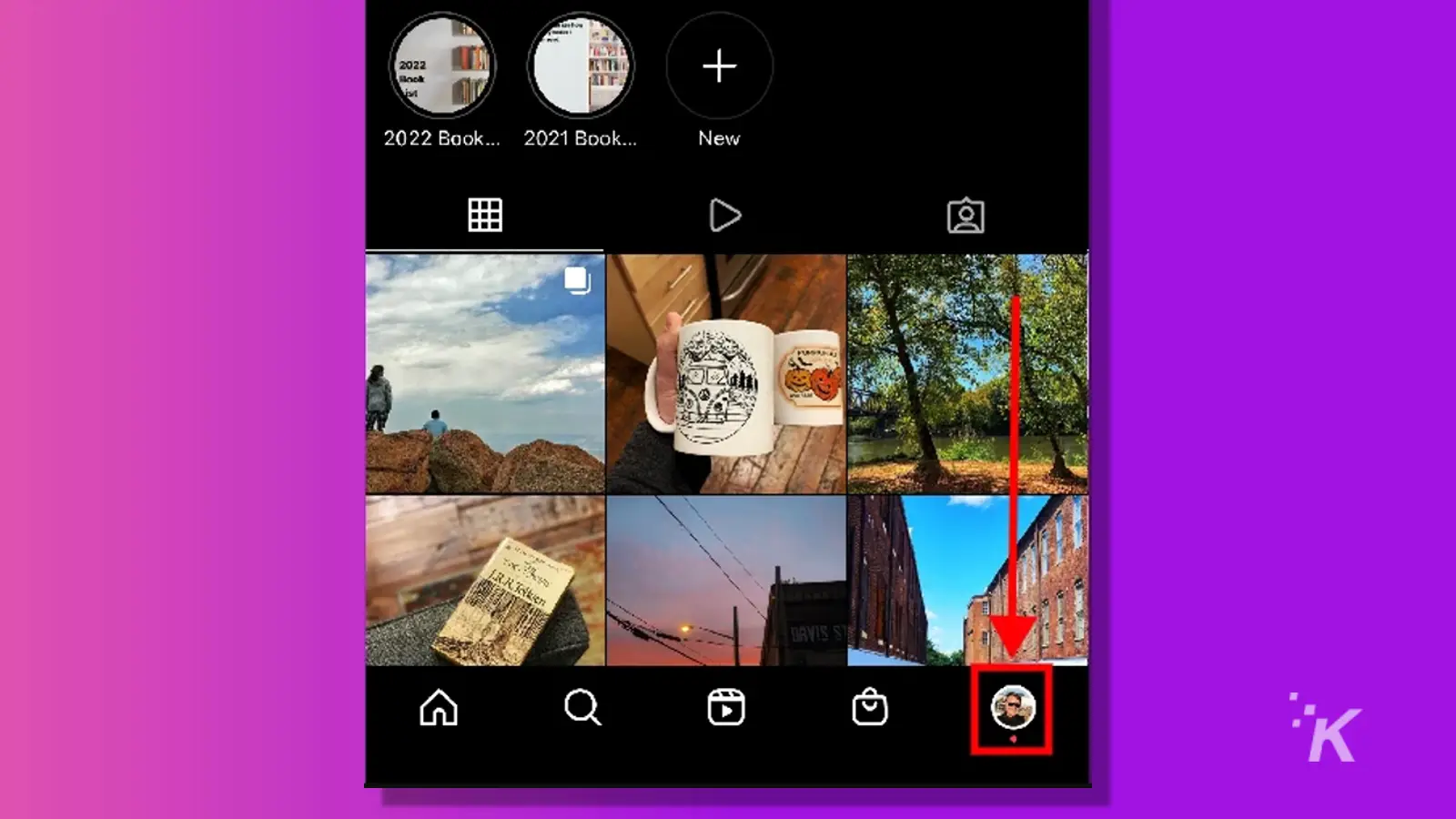 Instagram profile picture icon