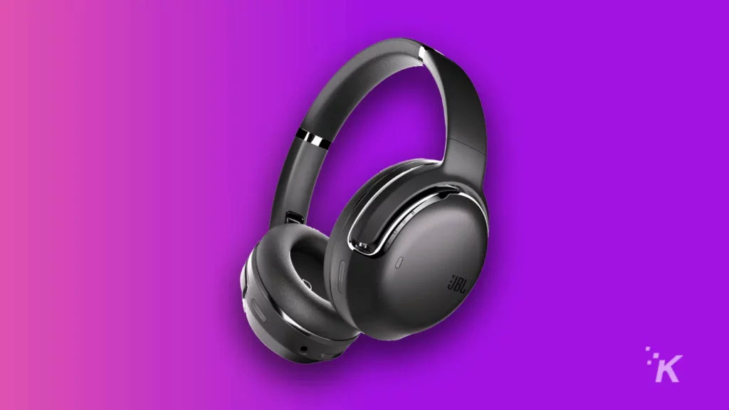 jbl headphones on purple background