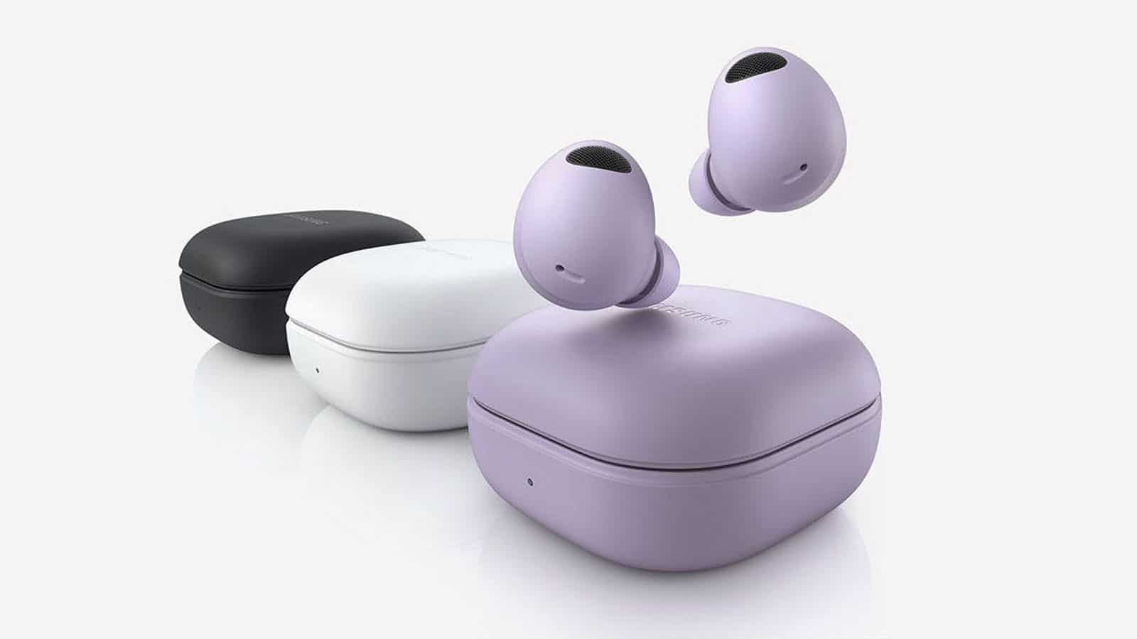 samsung galaxy buds 2 pro earbuds in different colors