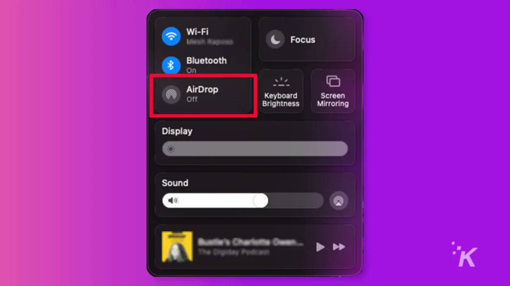 airdrop control center