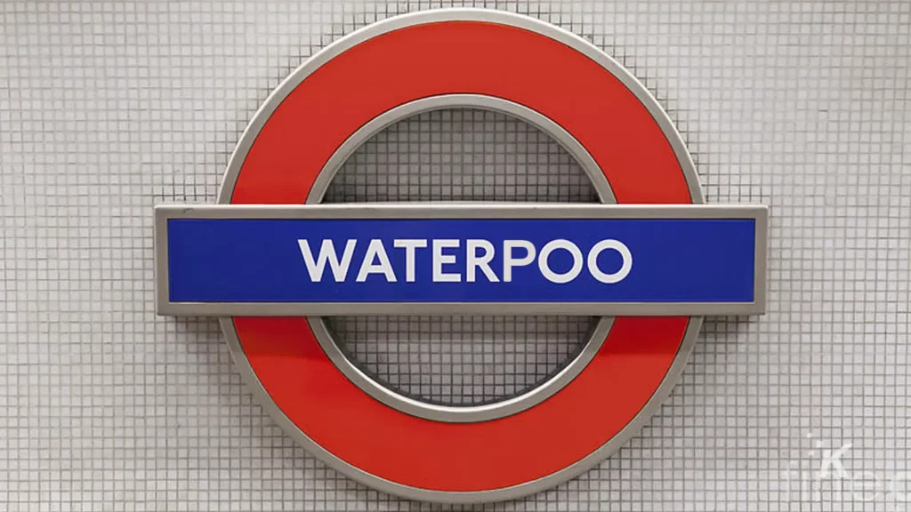 waterloo sign showing waterpoo