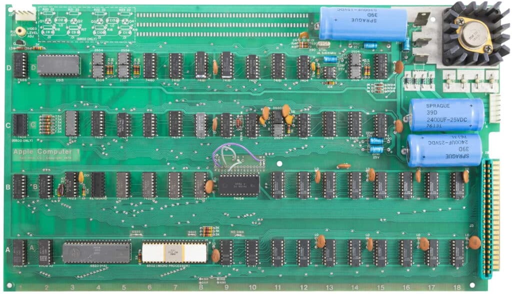 circuit board of apple one