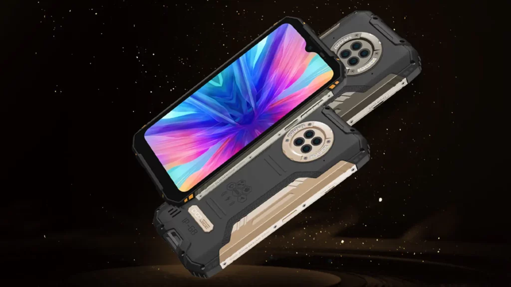 Doogee's S96 GT with space background