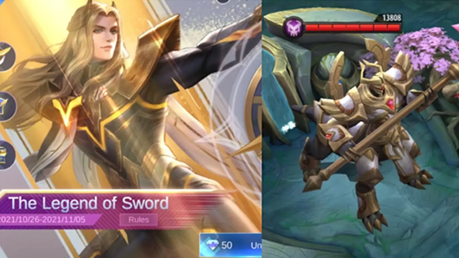 Cover for Mobile Legends game showing gameplay