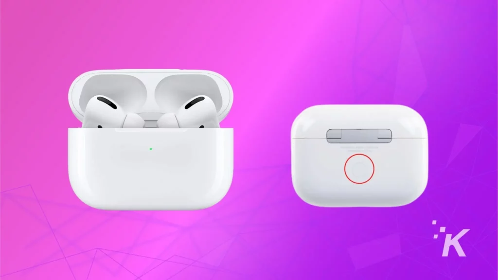 Apple Airpods Pro Sur Fond Violet