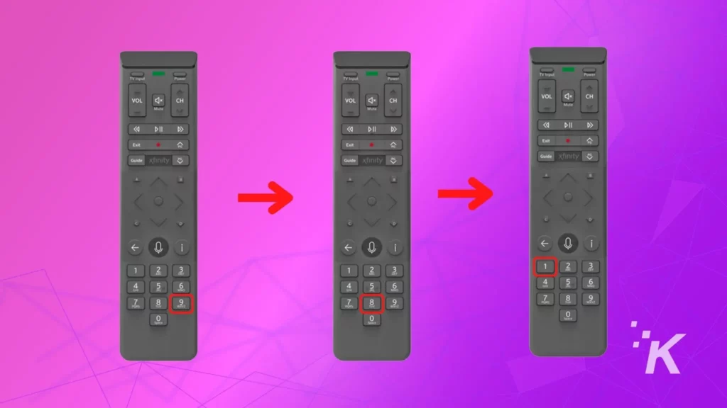 Resetting on sale xfinity remote