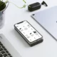 gadgets on white table