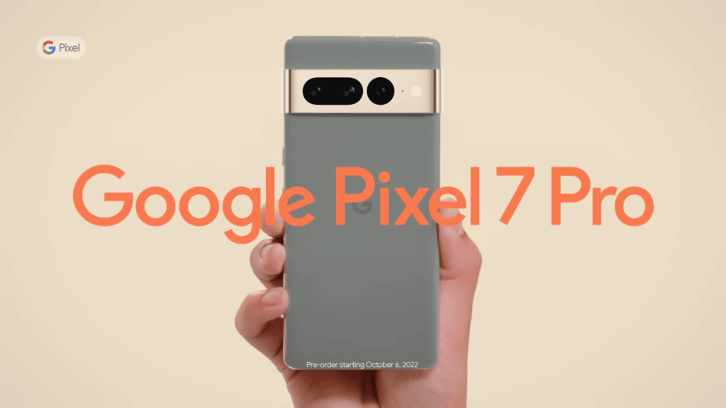 google pixel 7 pro teaser image