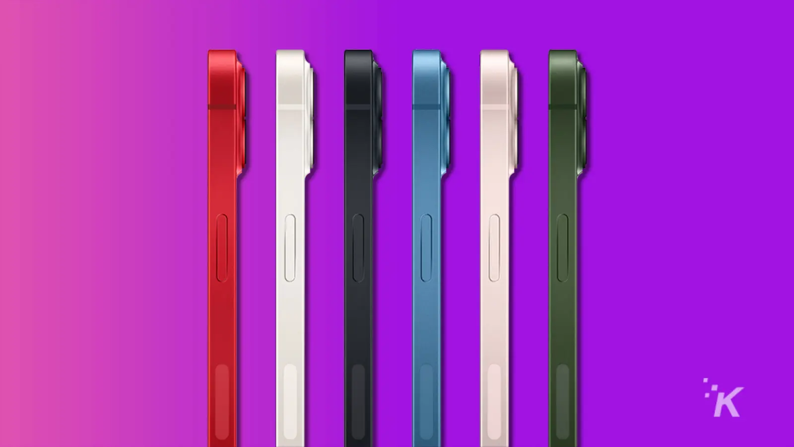 six colors of iphone mini