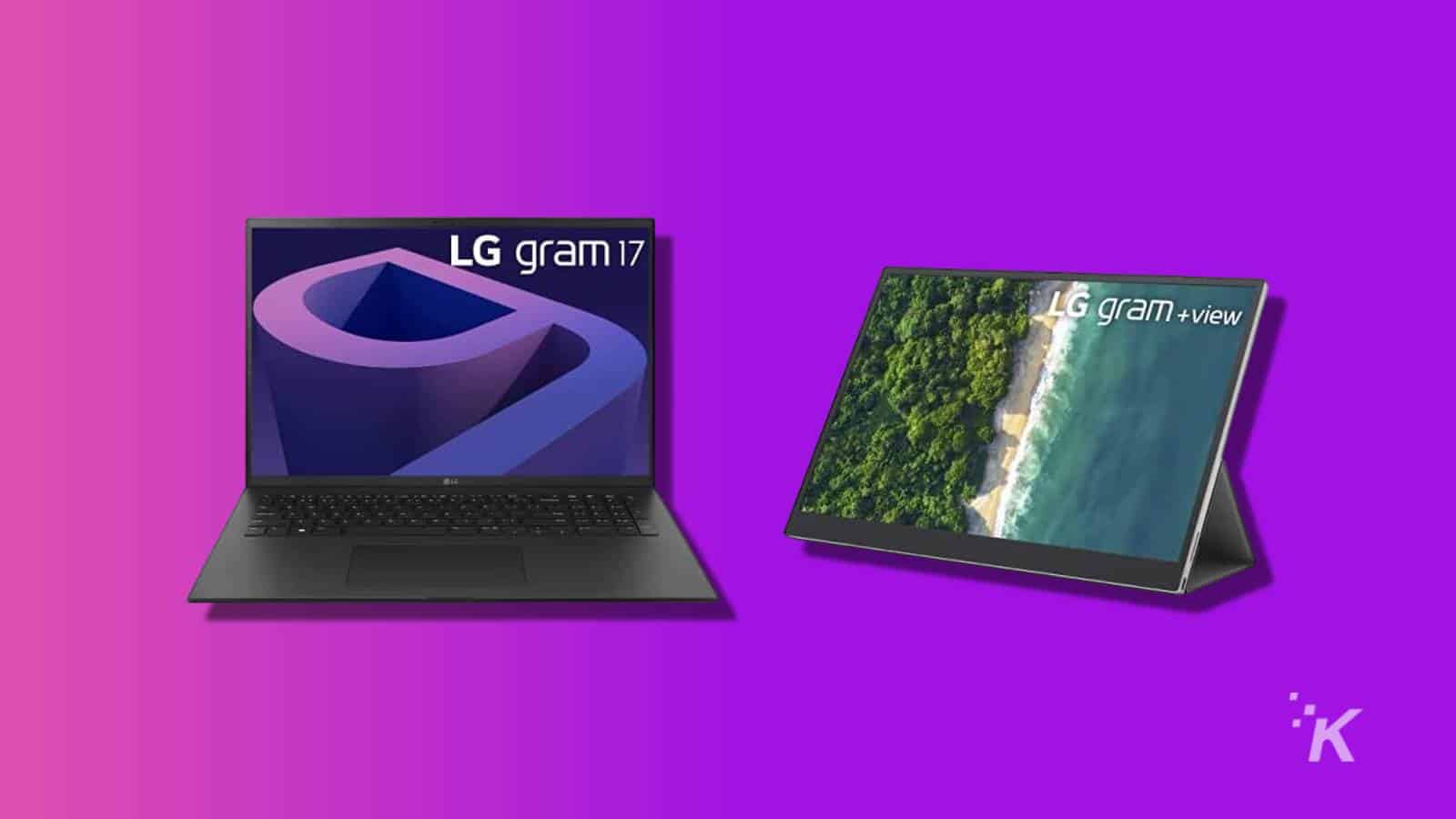 Get a free portable monitor with the purchase of a new LG Gram