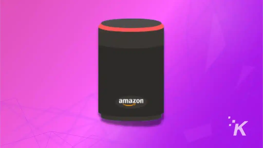 Amazon alexa flashing red image