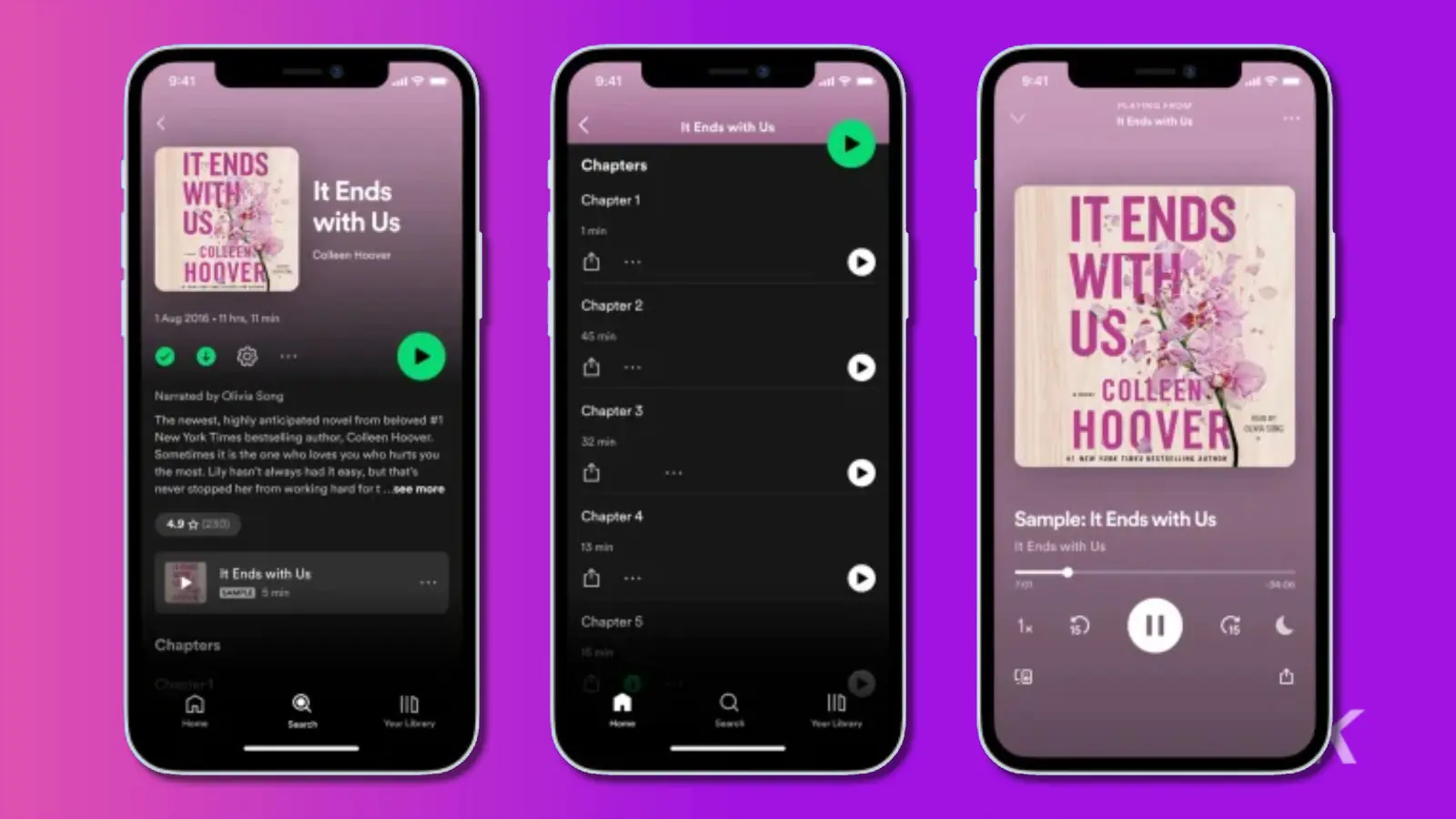 Spotify is now selling audiobooks in its app | KnowTechie