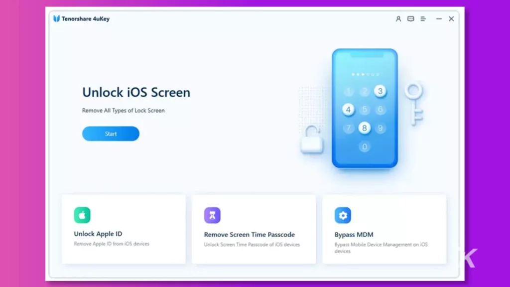 how to uinlock ipad start page