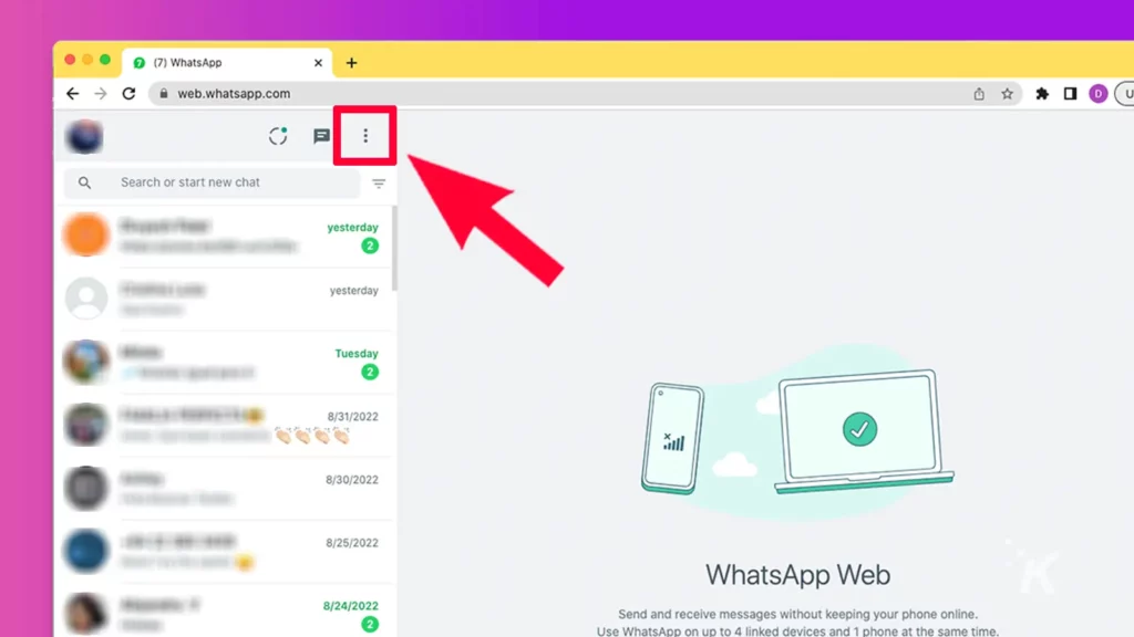 WhatsApp web