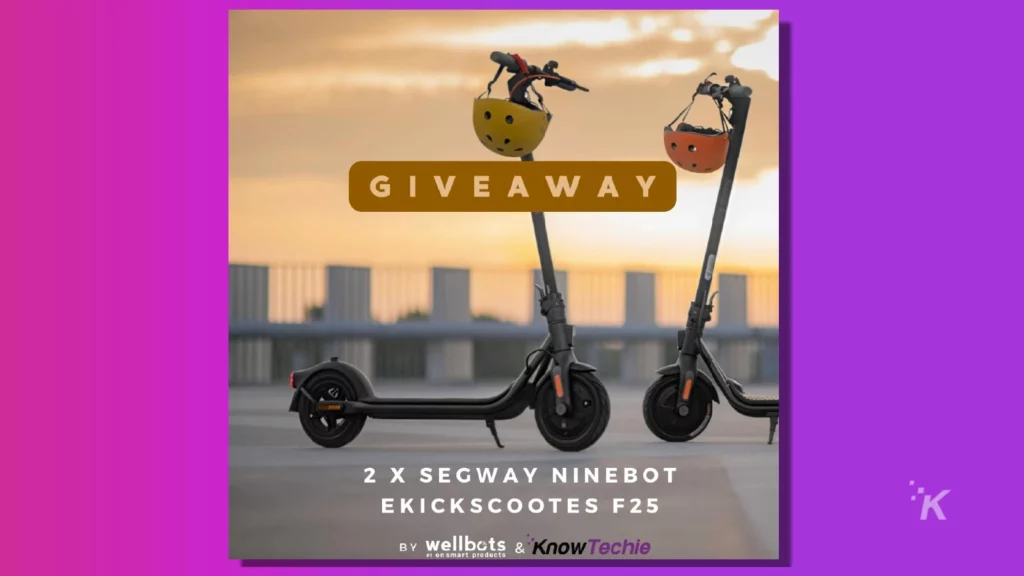 wellbots segway knowtechie giveaway