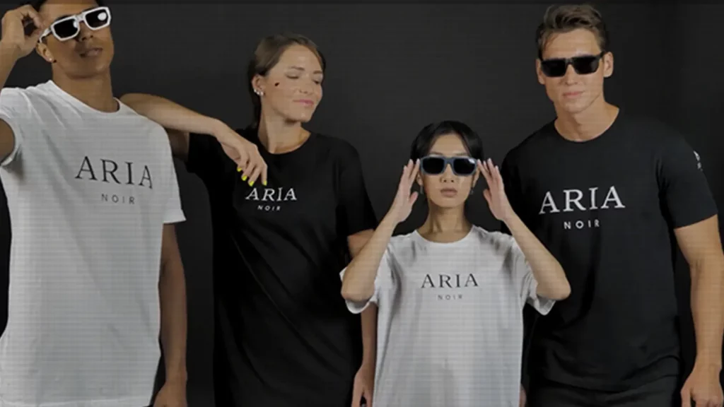 models wearing Aria Noir clothing