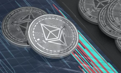 Ethereum token in silver