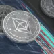 Ethereum token in silver