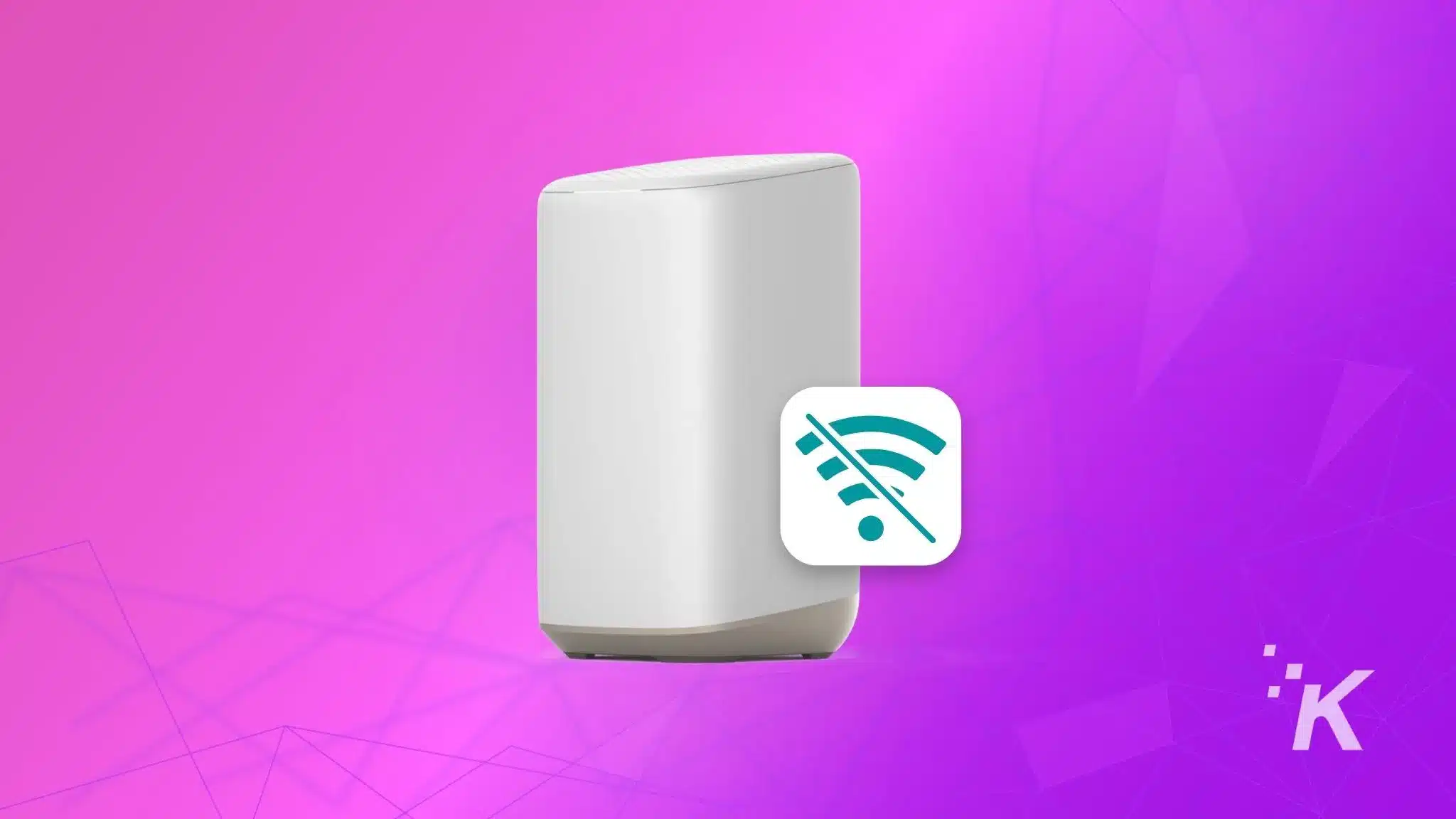 the comcast xfinity router on the purple background