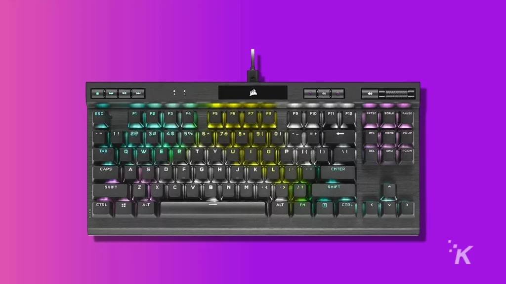 corsair k70 rgb tkl kt background