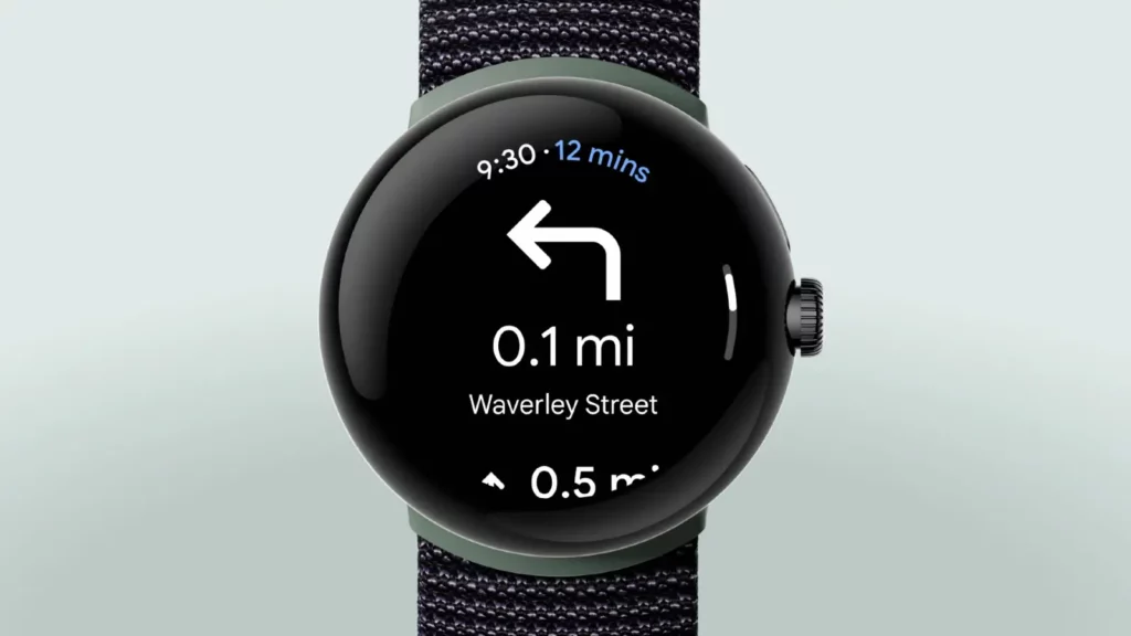 Google pixel watch navigation