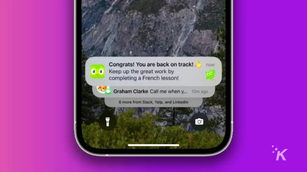 stack notifications in ios 16