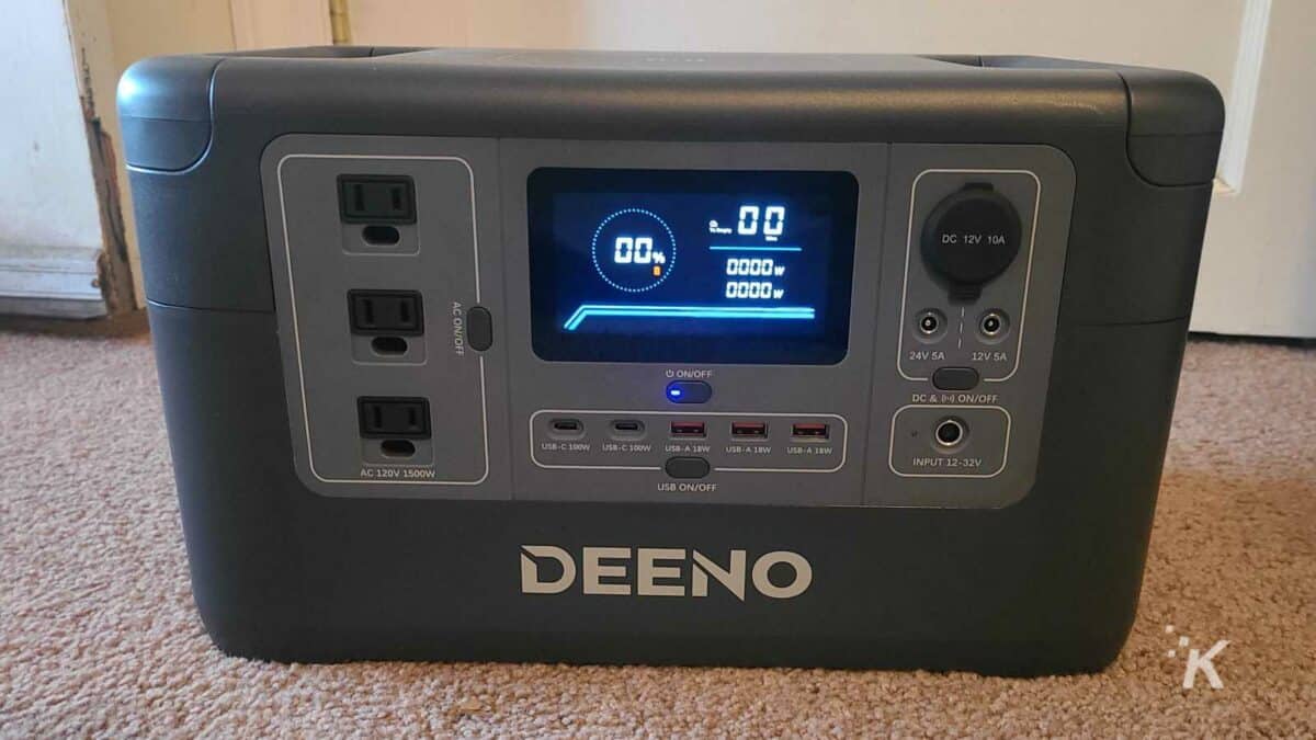 deeno x1500 portable power station main