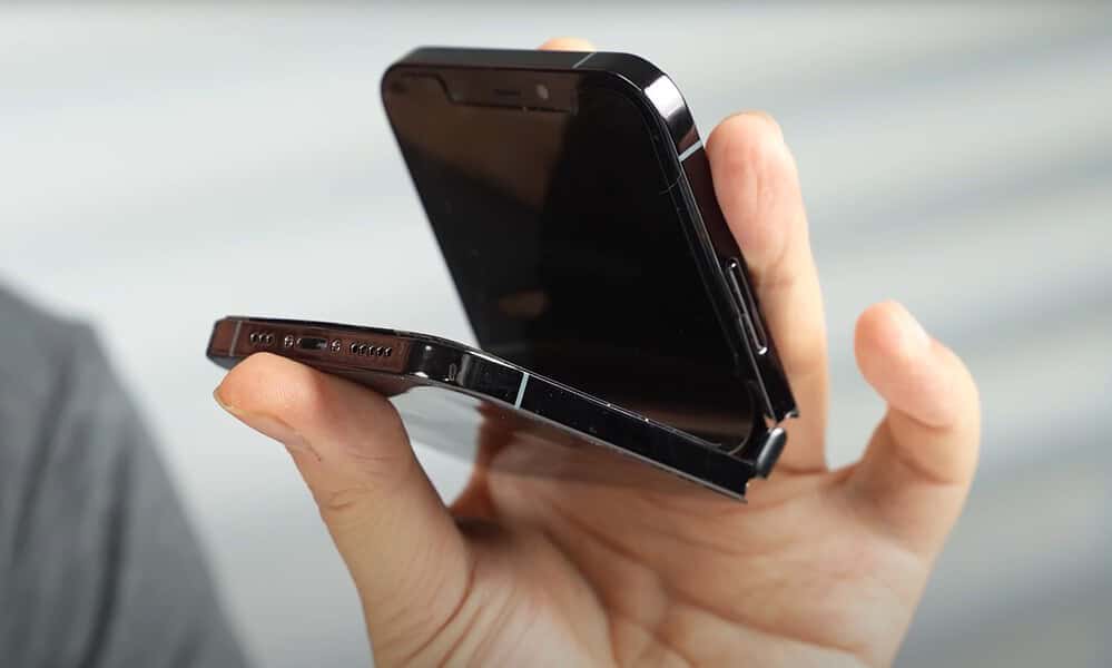 modded foldable iphone