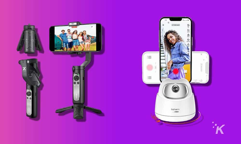 hohem gimbal and 360 tripod