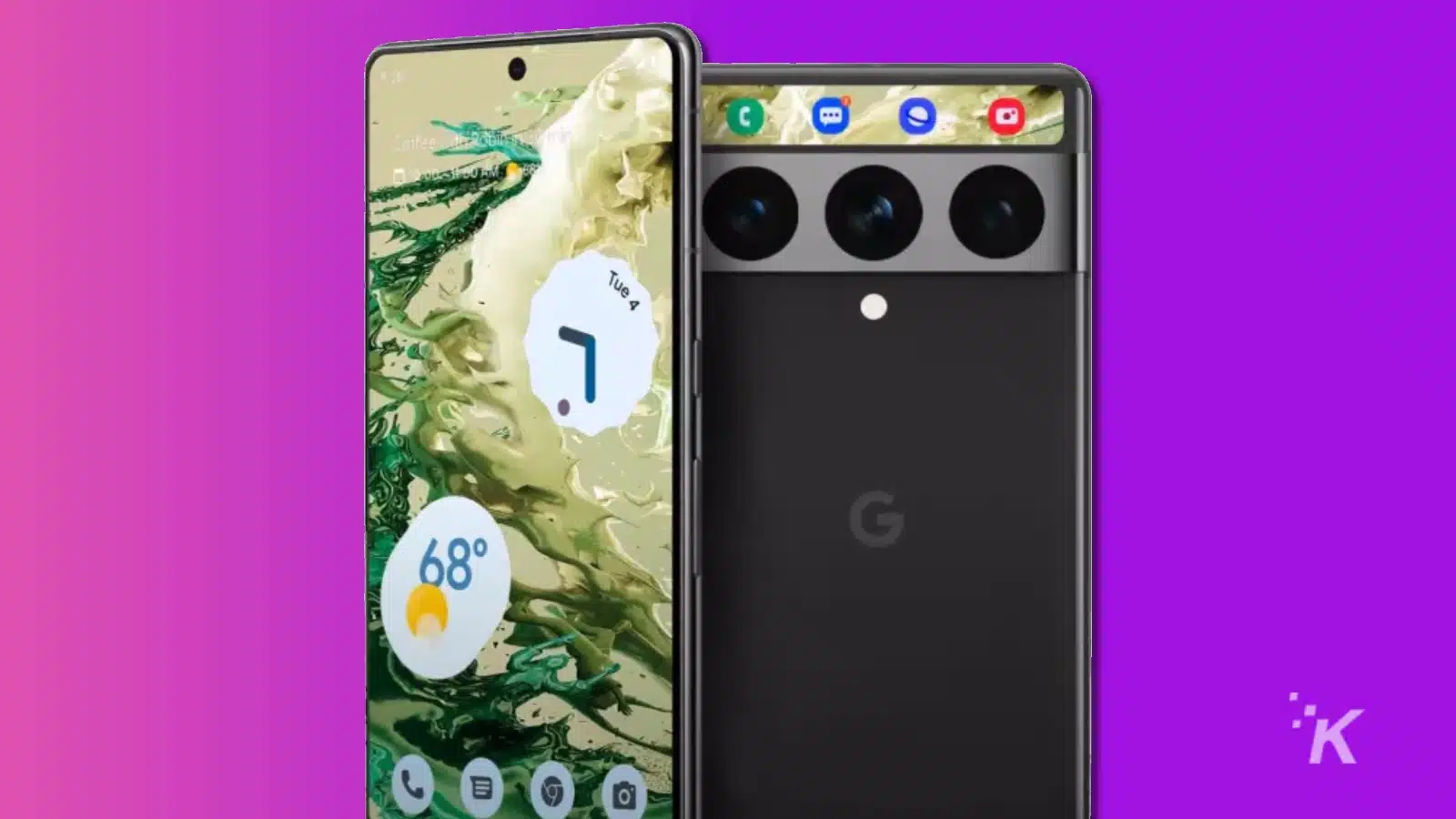 render of pixel 8 smartphone