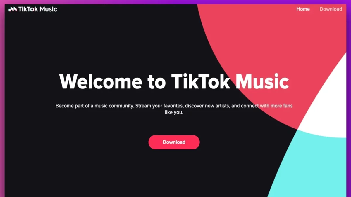 tiktok music website