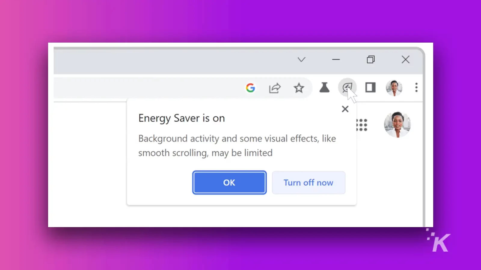 chrome energy saver mode