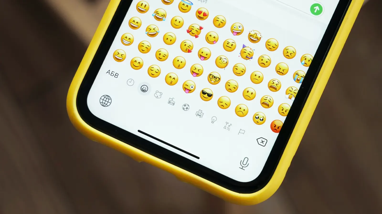 emojis on phone