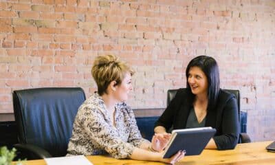 woman working in payroll